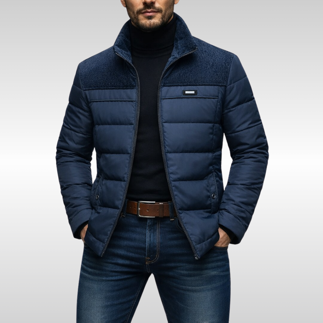 Victor Men’s Insulated Jacket – Warm Weather-Resistant Winter Coat